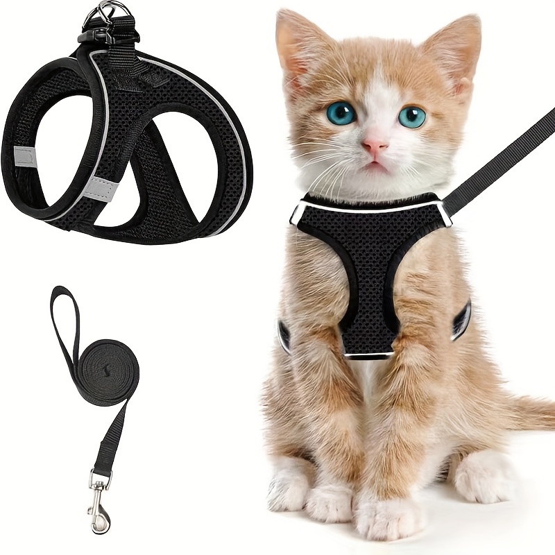 Outdoor Adventure Vest - Escape-Proof Cat Harness & Leash Set: