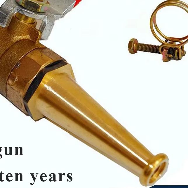 Fire Piston Starter - High-Pressure Copper Water Gun with Ball