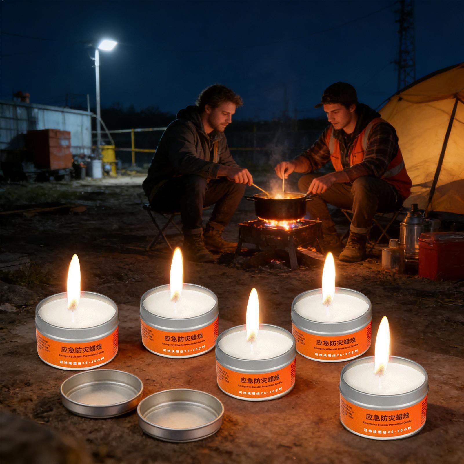 Outdoor Adventure Hours - Survival Candle Stable Brightness Clean 26-30