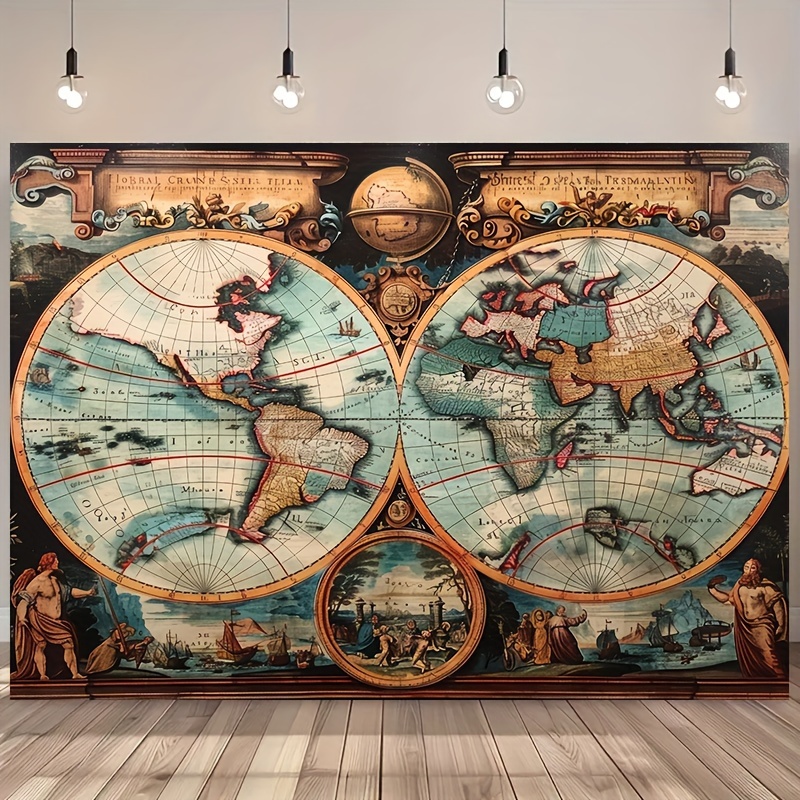 1 vintage nautical adventure b - Outdoor Adventure Background ulasan dan harga