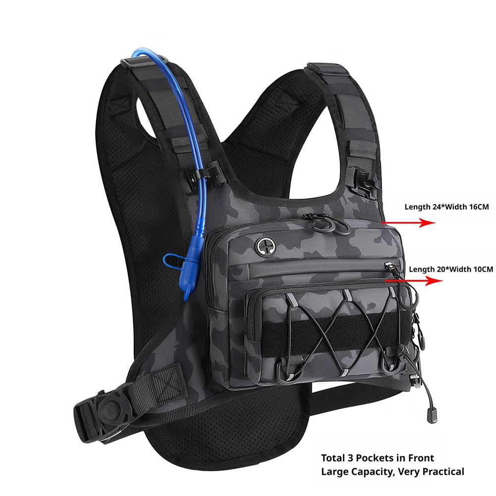 Running Chest Pack Hydration V - Outdoor Adventure Vest ulasan dan harga