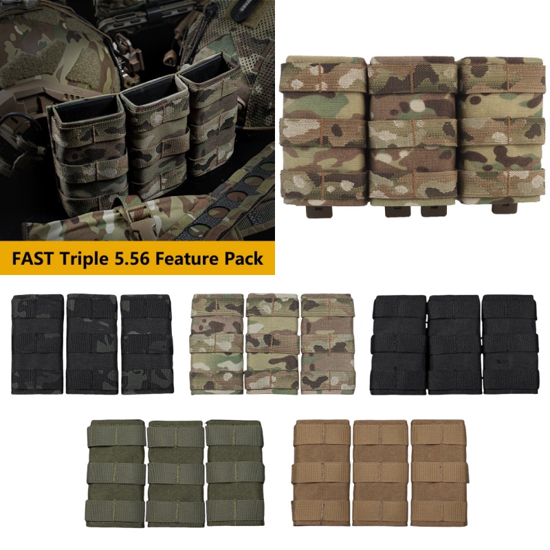 MOLLE-Compatible Triple Magazi - Outdoor Adventure Vest ulasan dan harga