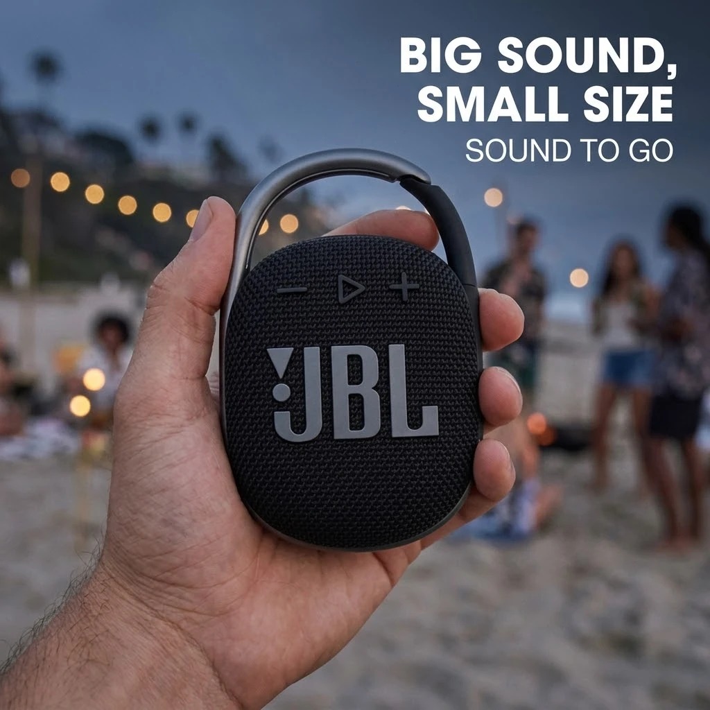 JBL CLIP4 Rugged Portable Blue - Outdoor Adventure Hours ulasan dan harga