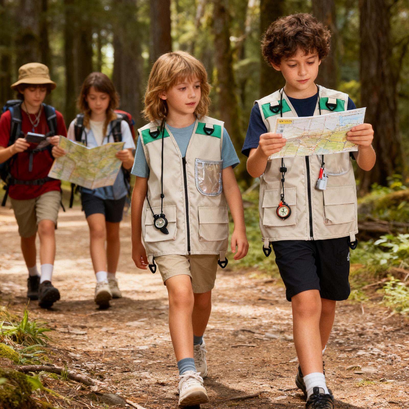 Kids Explorer Vest Costume Saf - Outdoor Adventure Vest ulasan dan harga