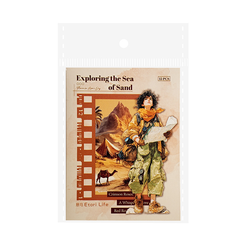 Sticker Pack 15 Sheets Adventu - Outdoor Adventure Background ulasan dan harga