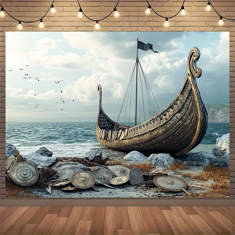 Large Viking adventure photogr - Outdoor Adventure Background ulasan dan harga