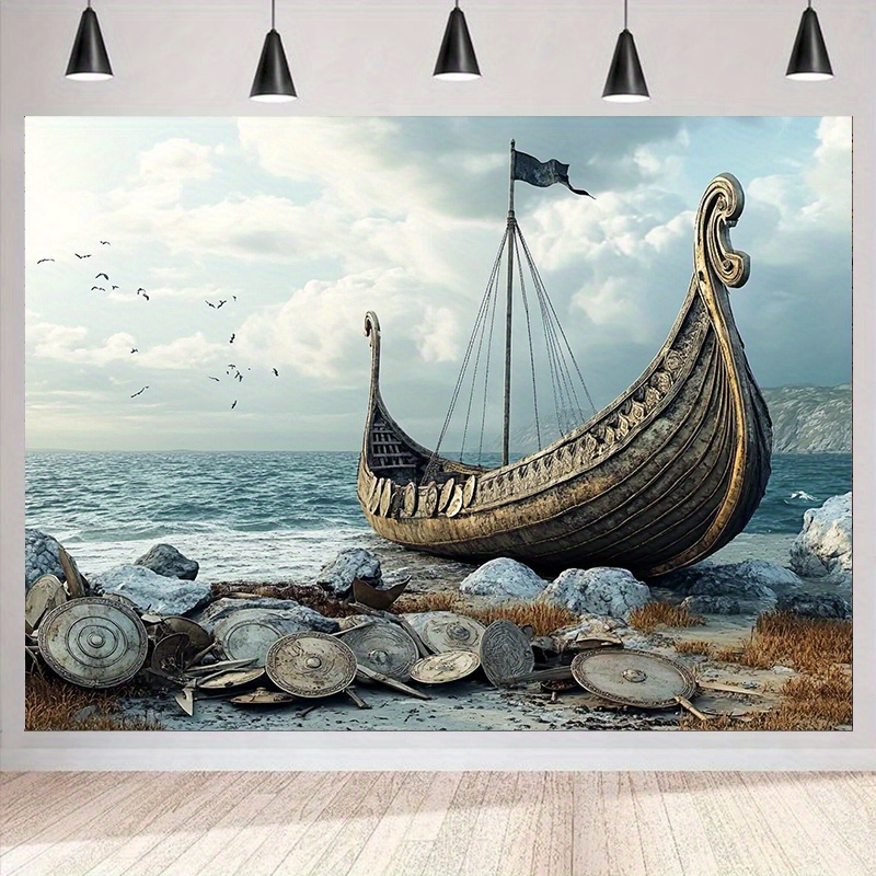 Large Viking adventure photogr - Outdoor Adventure Background ulasan dan harga