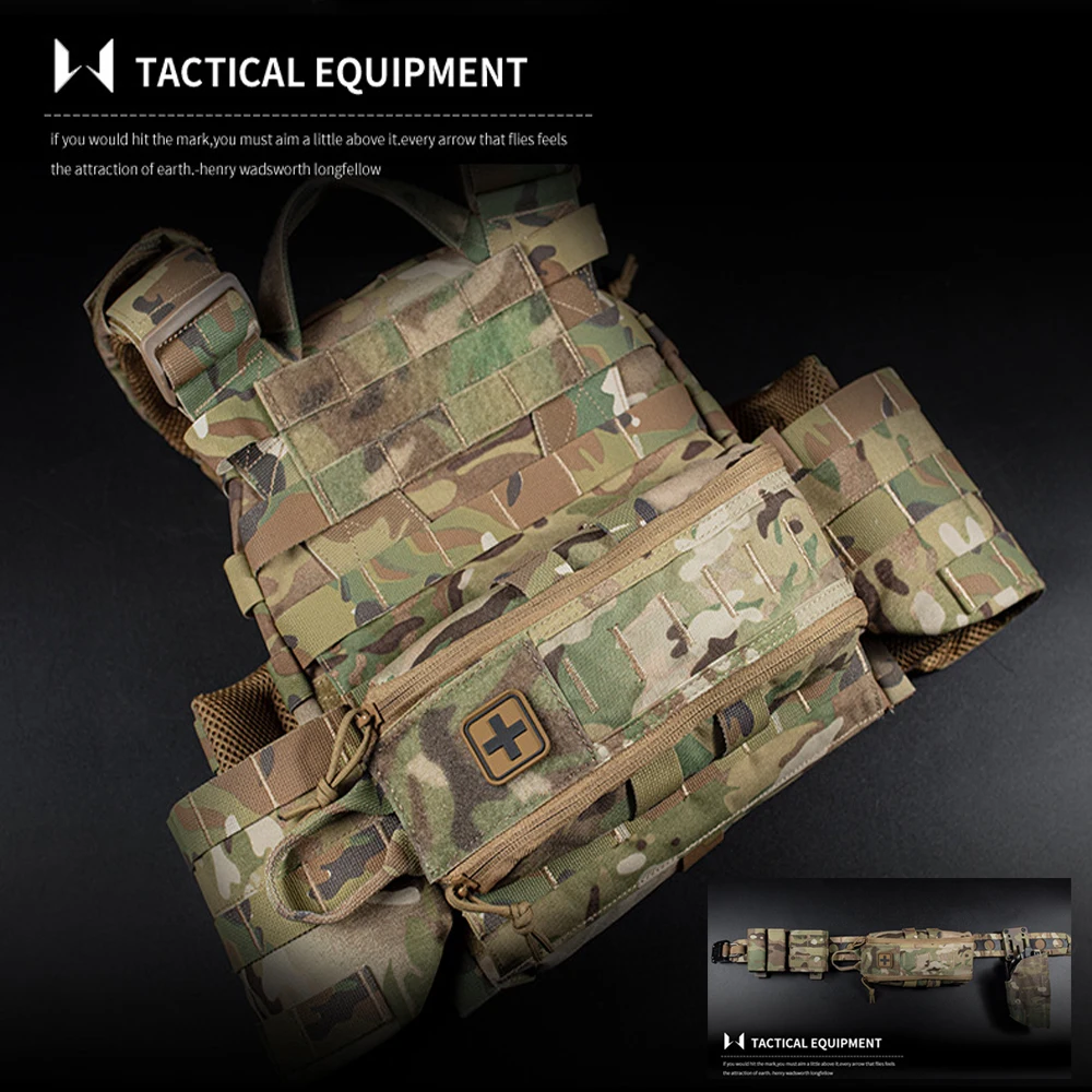 Camping First Aid Kit MOLLE Wa - Outdoor Adventure Vest ulasan dan harga