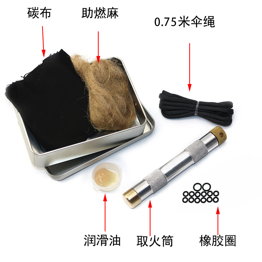 Outdoor Camping Piston Fire St - Fire Piston Starter ulasan dan harga