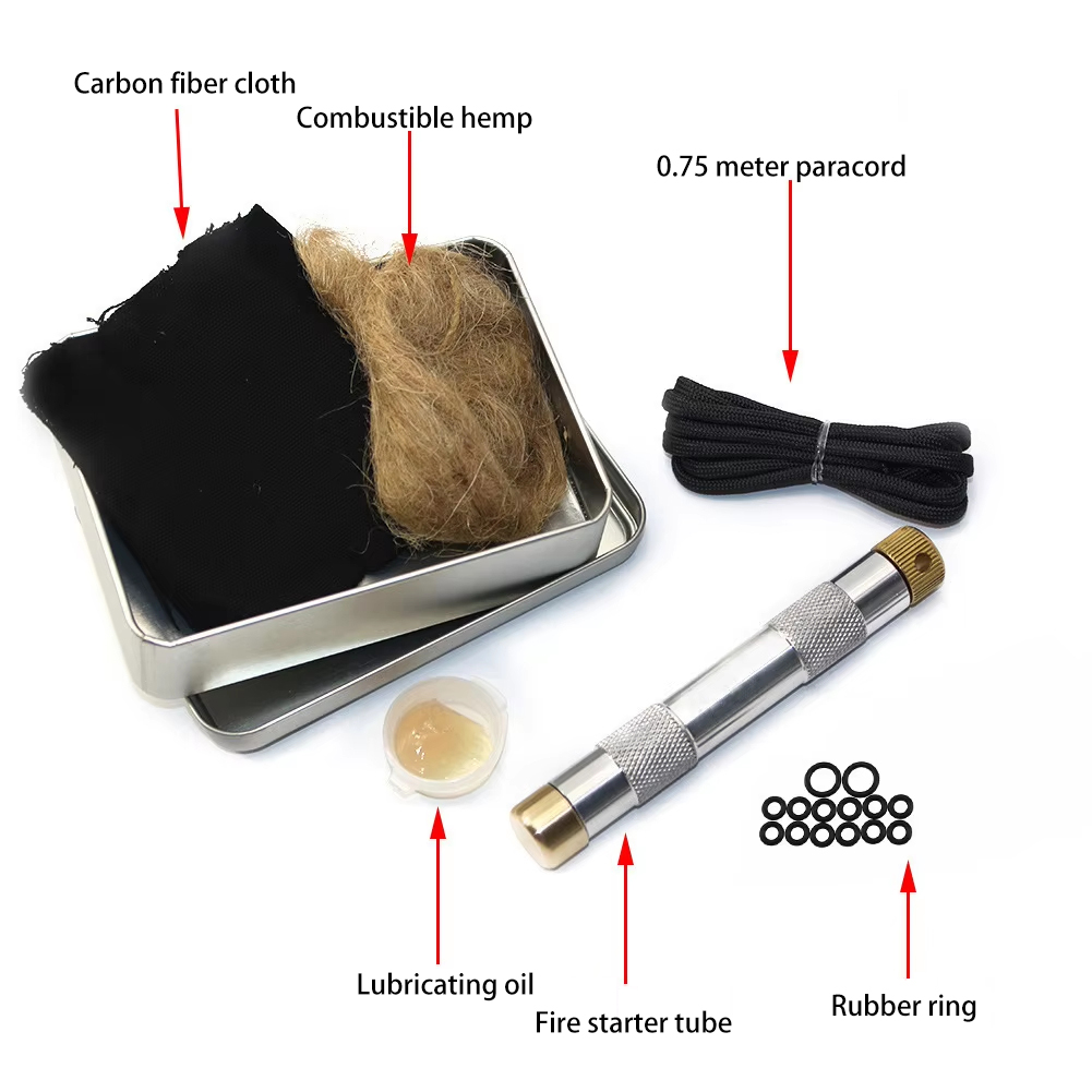 Outdoor Camping Piston Fire St - Fire Piston Starter ulasan dan harga