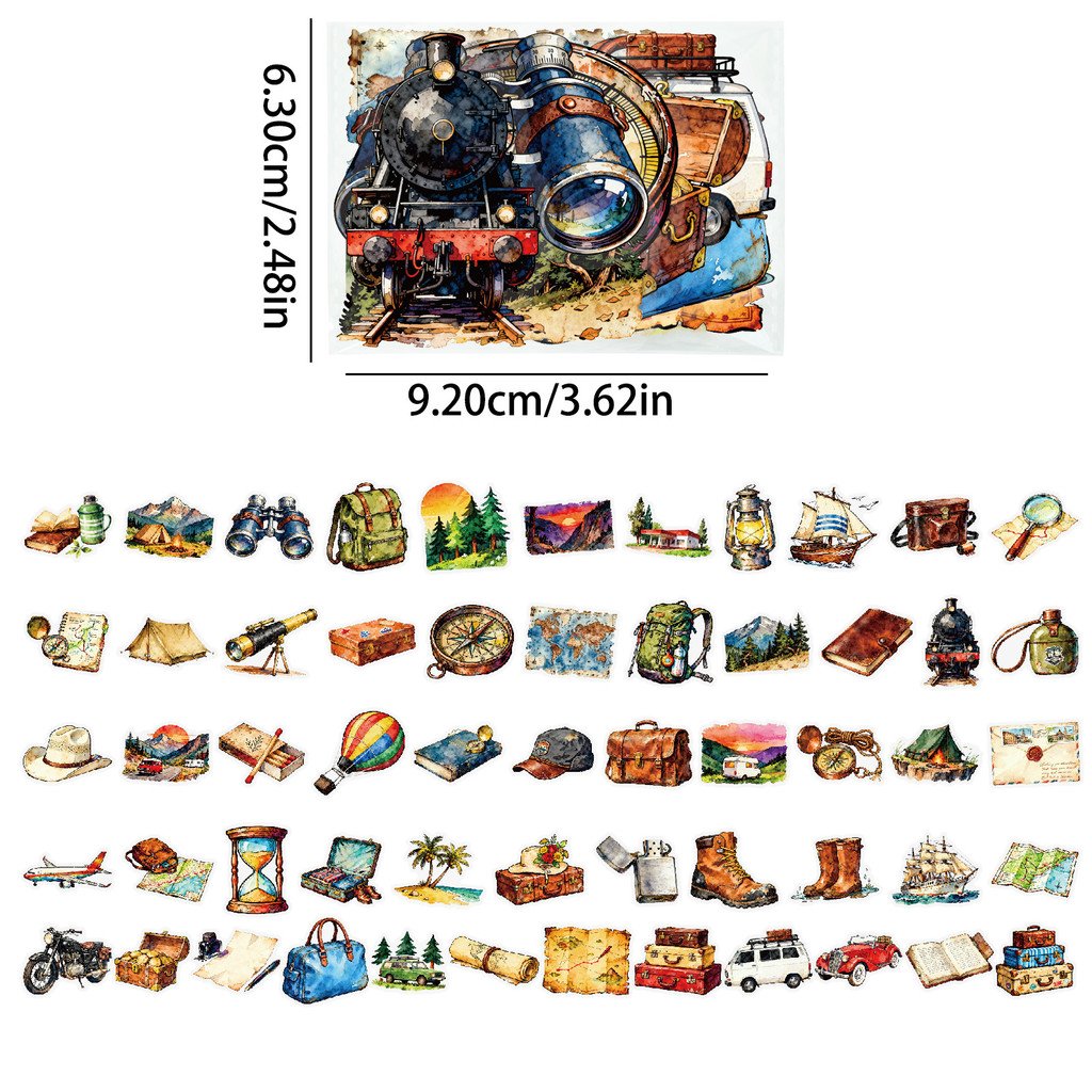 56Pcs Travel Outdoor PET Stick - Outdoor Adventure Stores ulasan dan harga