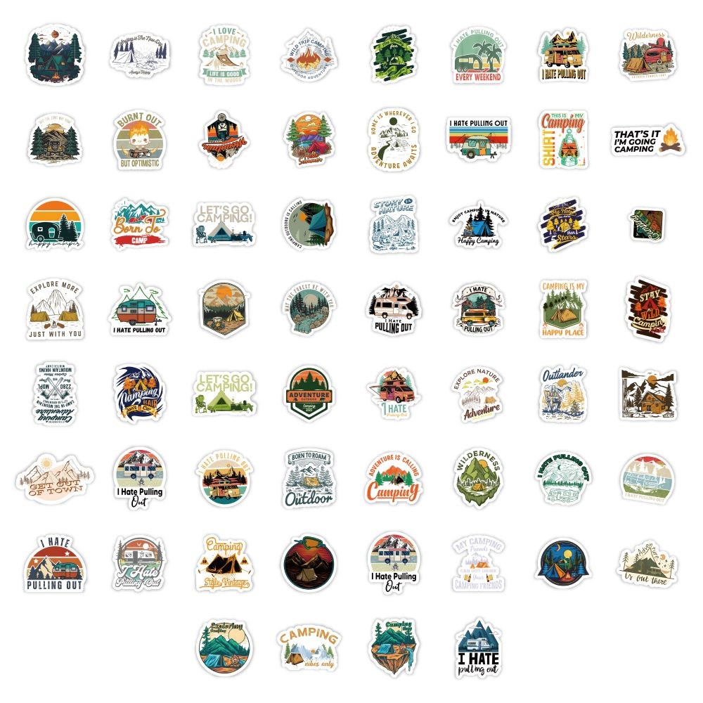 60Pcs Outdoor Camping Style A  - Outdoor Adventure Stores ulasan dan harga