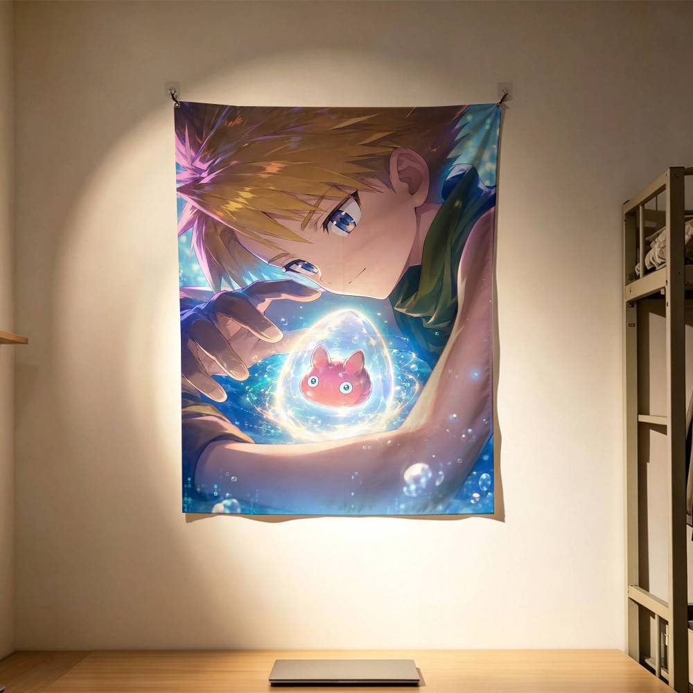 Cute Digimon Adventure  Flags  - Outdoor Adventure Background ulasan dan harga