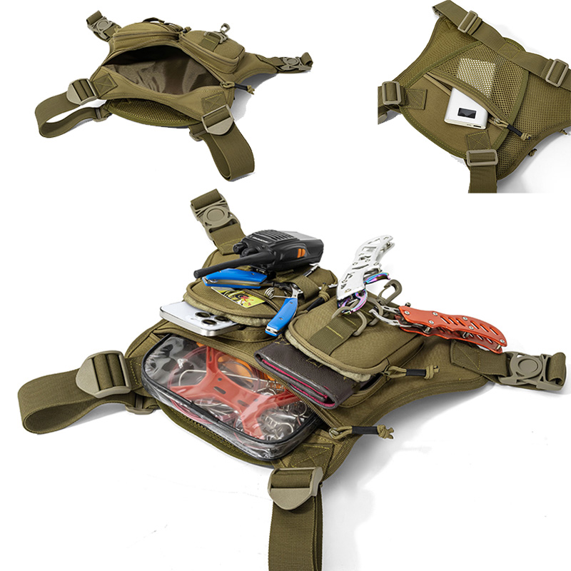 Tactical Molle Front Chest Rig - Outdoor Adventure Vest ulasan dan harga